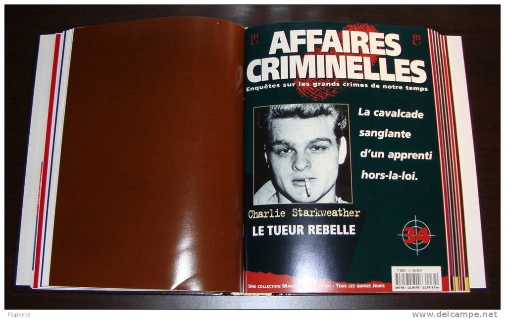 Affaires Criminelles Collection complète, Classeurs + Revues + VHS  + Coffrets Marshall Cavendish 1995