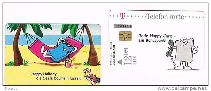 GERMANIA (GERMANY) - DEUTSCHE TELEKOM (CHIP) - 2001 HAPPY HOLIDAY    M02               - USED °- RIF. 5648 - Seizoenen