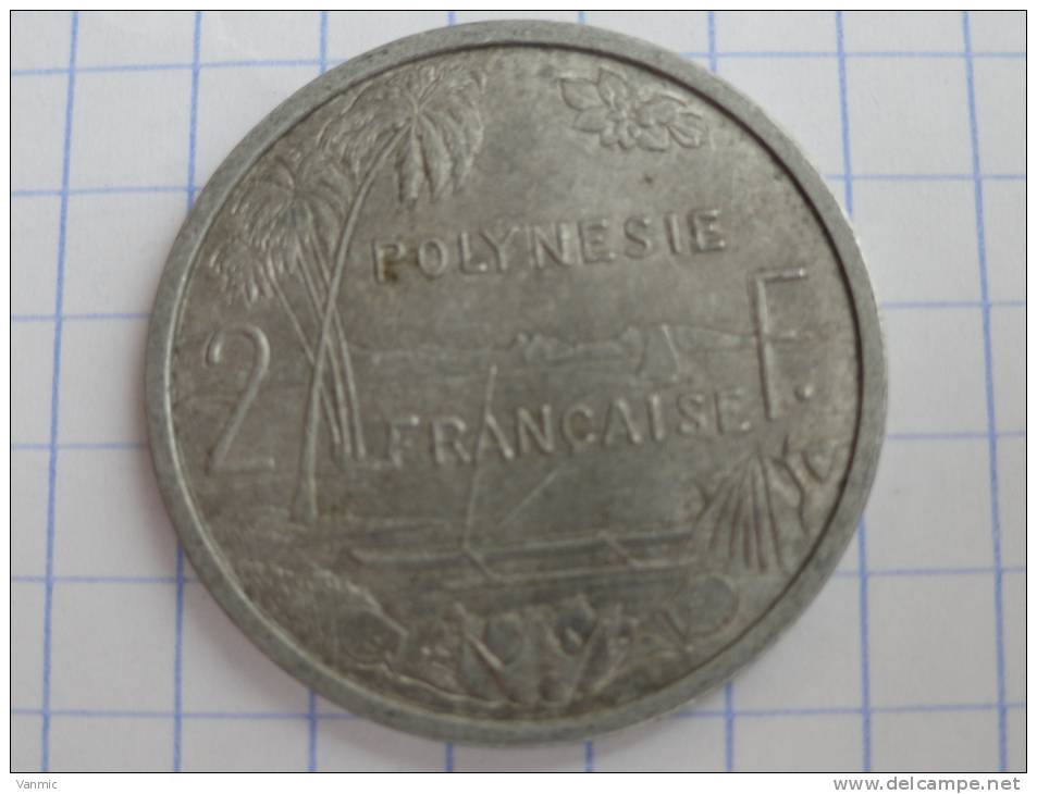 1979 - 2 Francs Polynésie Française - Französisch-Polynesien