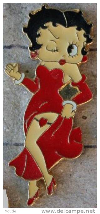 BETTY BOOP EN ROBE ROUGE - Beroemde Personen