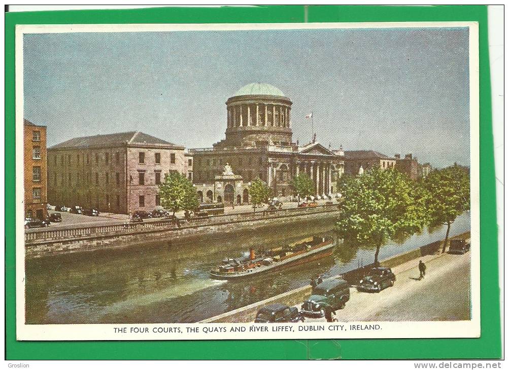 THE FOUR COURTS, THE QUAYS AND RIVER LIFFEY, DUBLIN CITY,IRELAND - Dublin
