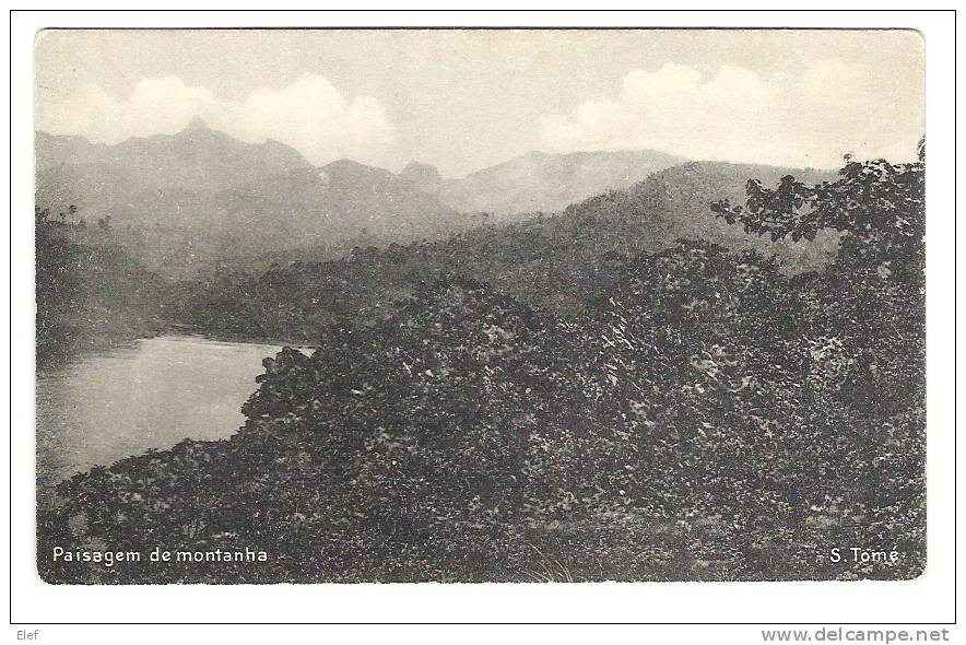 S. TOME / Sao Tomé : Paisagem De Montanha; 1928; B/TB - Sao Tome And Principe