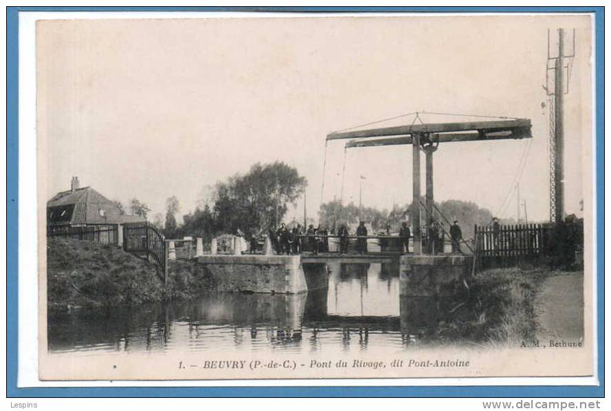 62 - BEUVRY --  Pont Du Rivage , Dit .... - Beuvry