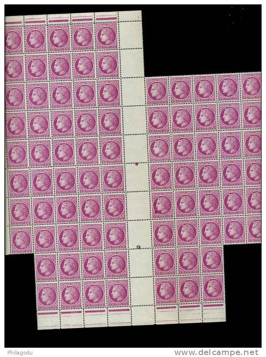 679 **  X  85 Timbres Parfaits - 1945-47 Cérès De Mazelin