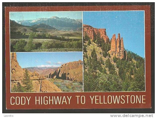 CODY Highway To Yellowstone Rock Springs 1994 - Cody