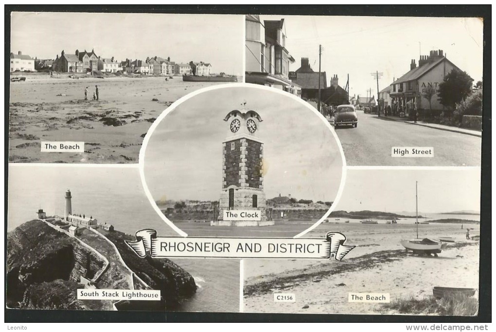 Rhosneigr And District Beach South Stack Lighthouse Clock High Street 1964 - Anglesey