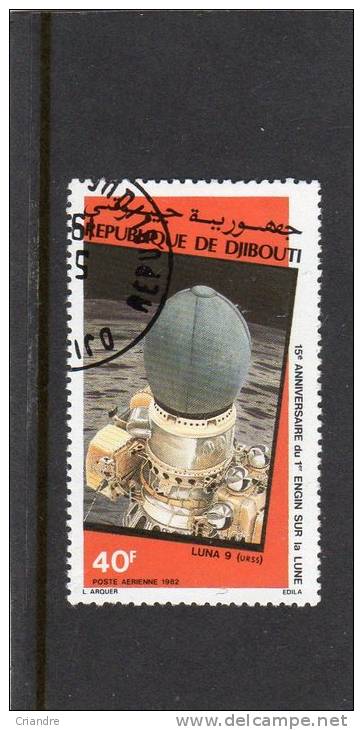 Djibouti PA N°161,163 " Conquêtes Spatiales:anniversaire." Oblitérés - United States