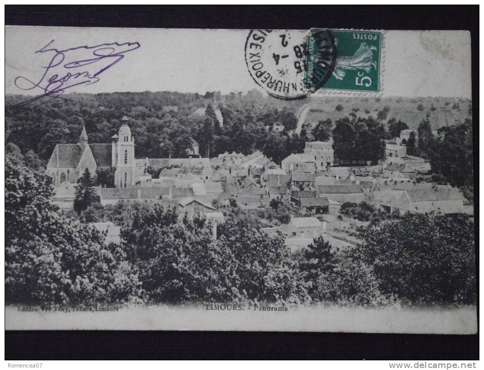 LIMOURS (Essonne) - Panorama - Voyagée Le 28 Avril 1912 - Limours