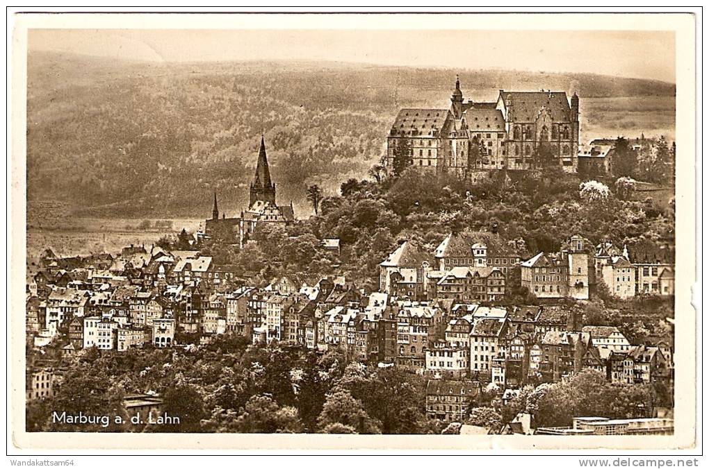 AK 103910 Marburg A. D. Lahn 23. 7. 39 AMÖNEBURG Nach Cossebaude Dresden Mit 1 X 6 PF DEUTSCHES REICH - Marburg