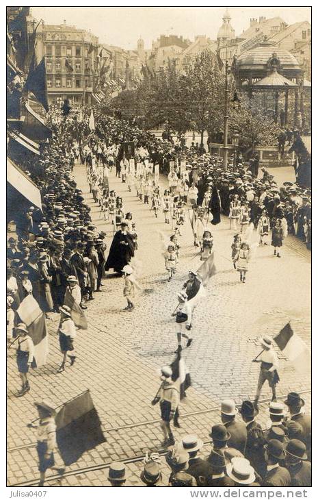 VERVIERS (Belgique) Carte Photo Fete Défilé Belle Animation - Verviers