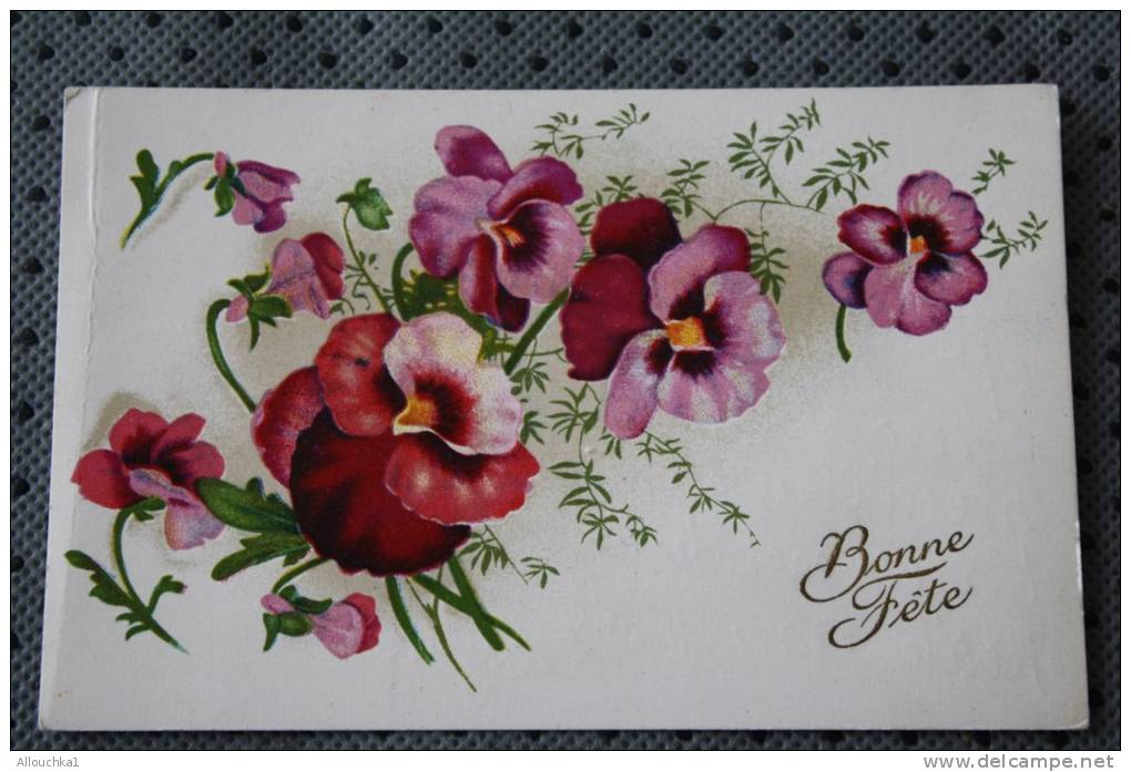 CARTE POSTALE  FETES VOEUX EN CHROMO BONNES FETES  DES MERES &gt; BELLES FLEURS - Fête Des Mères