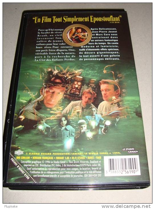 Vhs Pal La Cité Des Enfants Perdus Ron Perlman Marc Caro Jean-Pierre Jeunet 1995 Version Française - Sciences-Fictions Et Fantaisie