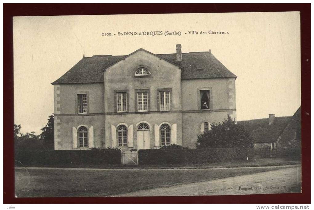 Cpa Du 72  Saint Denis D´ Orques Villa Des Chartreux  LAM34 - Loue