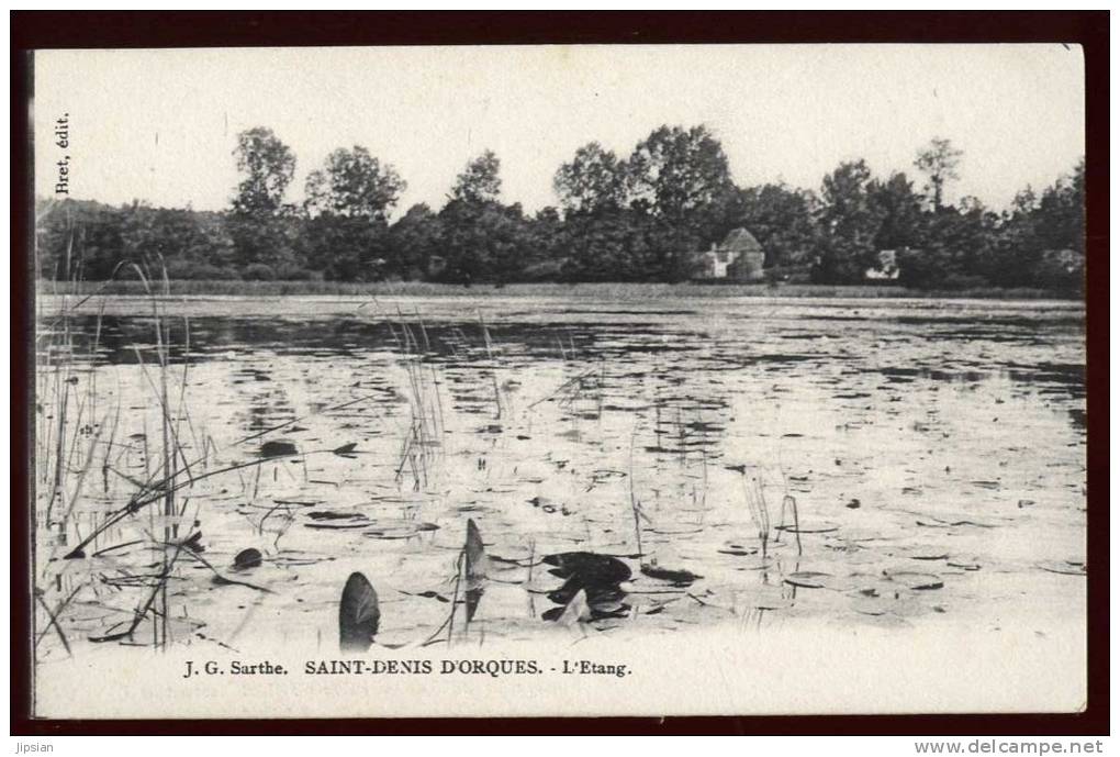 Cpa Du 72 St Denis D´ Orques L' étang  LAM35 - Loue