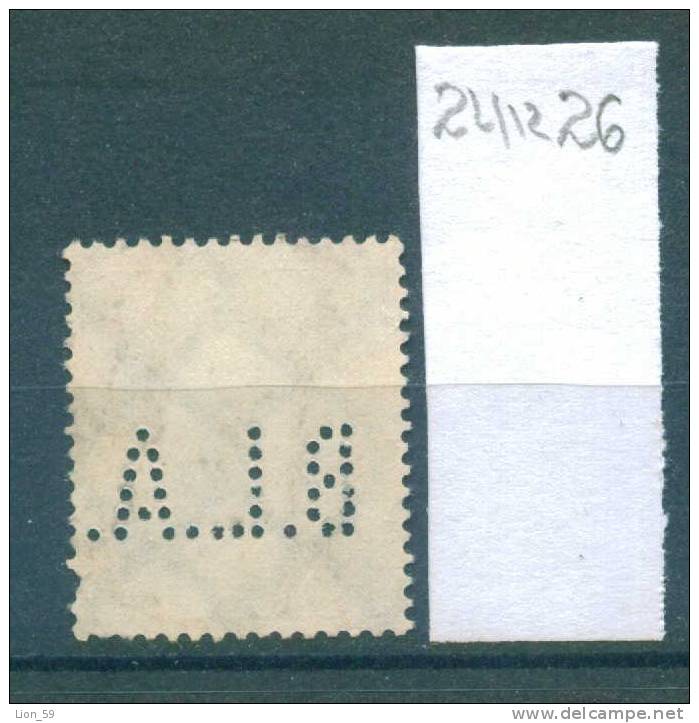 24K26 // - B.L.A. - A.L.B  - Perfins Perfores Perforiert Perforati Perforadas - Germany Deutschland  Allemagne Germania - Perforiert/Gezähnt