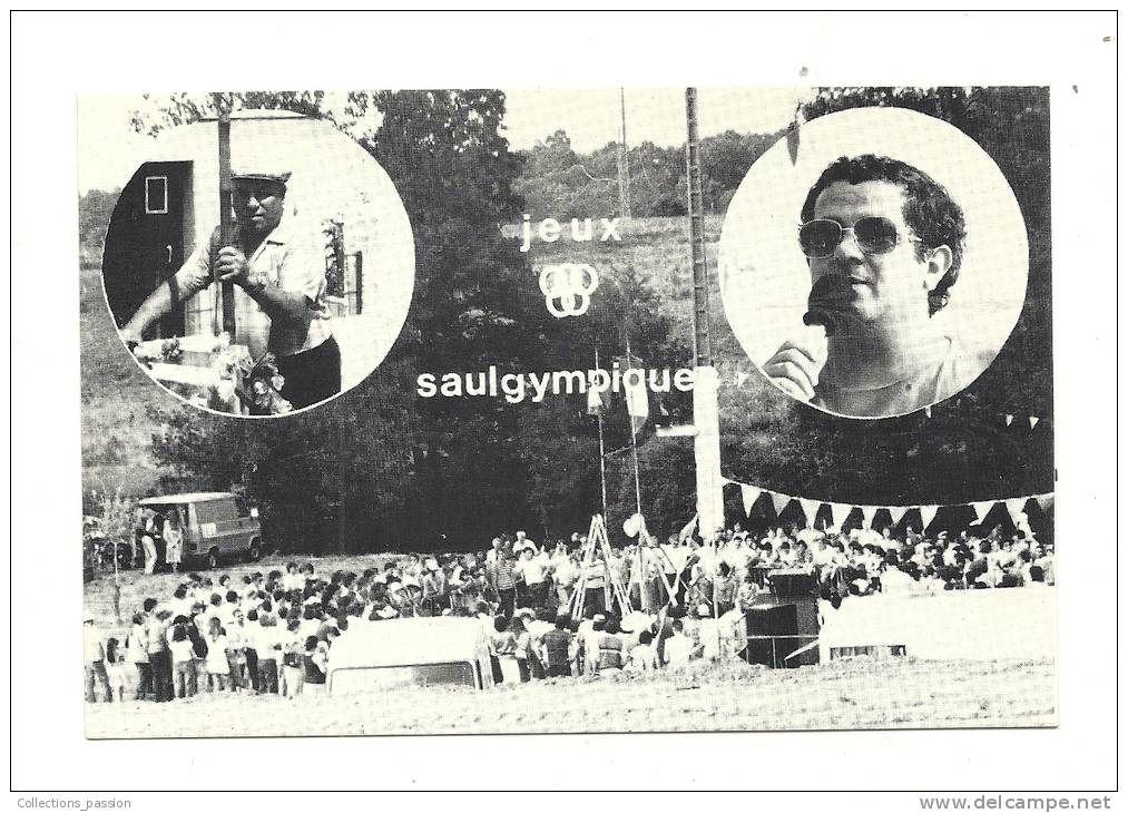 Cp, Sport, Gymnastique, La Vie Assiociative à Saulgé (1984) - 8 - Comité Des Fêtes - Jeux Saulgympiques - Gymnastics