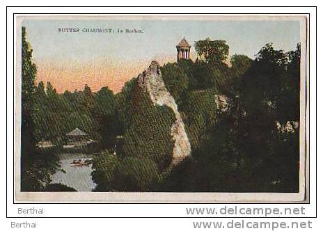 75 PARIS 19 - Buttes Chaumont - Le Rocher - Paris (19)