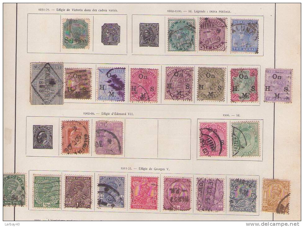 1 Lot   Timbres Ancien East India Postage - India Postage - Inde Anglaise - Sonstige & Ohne Zuordnung