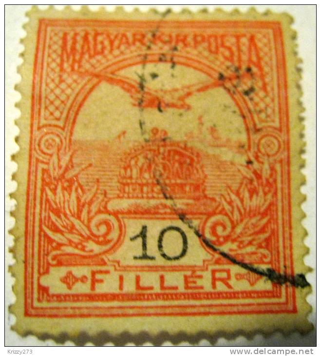 Hungary 1900 Turul 10 Filler - Used - Used Stamps