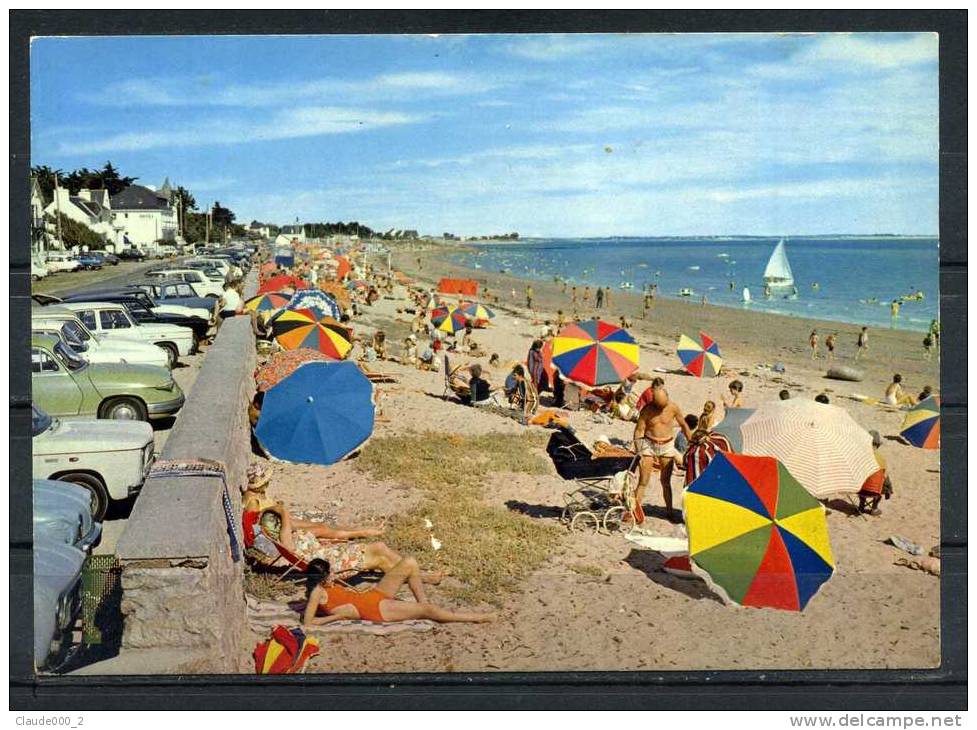 DAMGAN . La Plage . Carte Trés Animée .   Voir Recto Verso    (P017) - Damgan