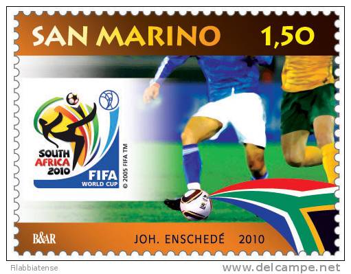 2010 - San Marino 2285 Mondiali Di Calcio   +++++++++ - 2010 – Südafrika
