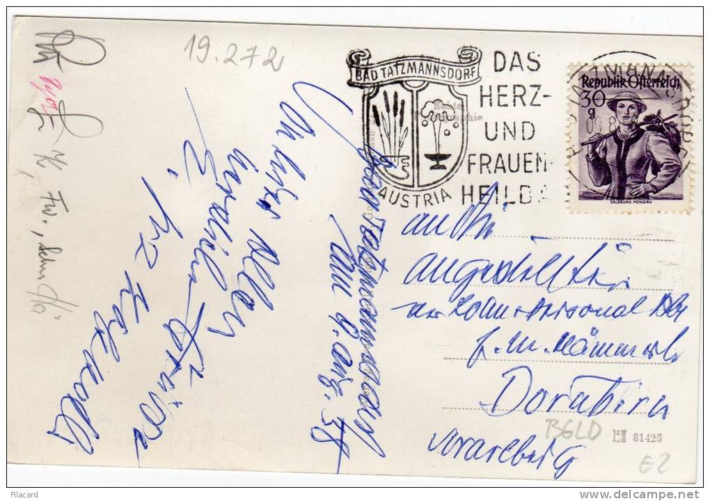 19272    Austria, Bad  Tatzmannsdorf,  BGLD.,  Kurhotel  Und  Neues  Badenhaus,  VG  1958 - Other & Unclassified