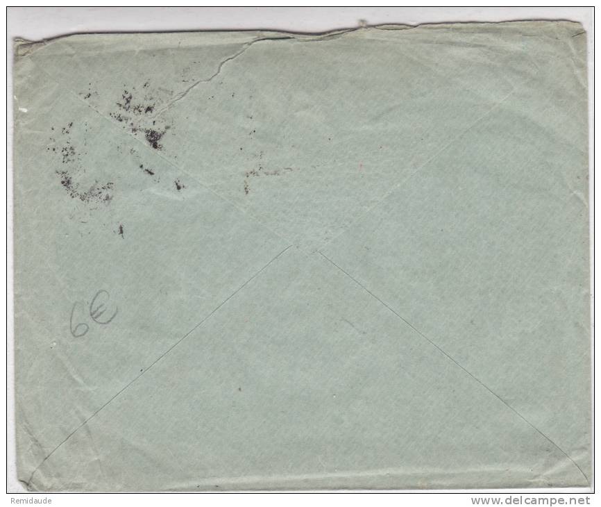 INDIA - 1937 - ENVELOPPE De CALCUTTA Pour PARIS Par POSTE AERIENNE (AIR MAIL) - 1911-35 Roi Georges V