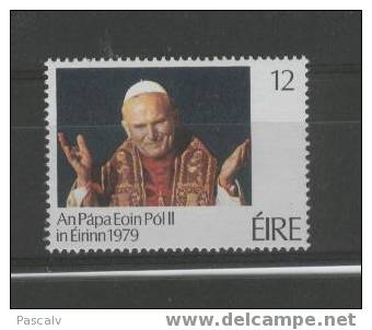 IRLANDE Yvert 410 Série Complète Neuve ** MNH Luxe Visite Du Pape Jean Paul II - Nuevos