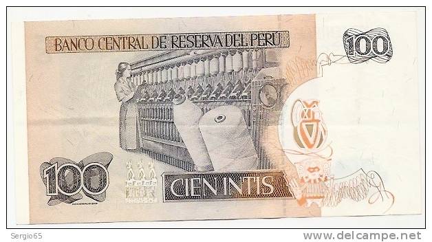 100 Intis - 1987 - Peru