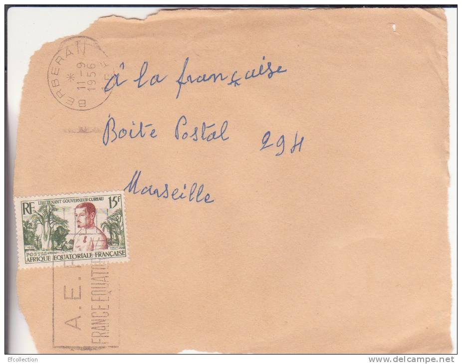 Oubangui,Berbérati,1956,n °230  Sur Devant De Lettre,AEF,Afrique Equatoriale Francaise,colonies - Sonstige & Ohne Zuordnung