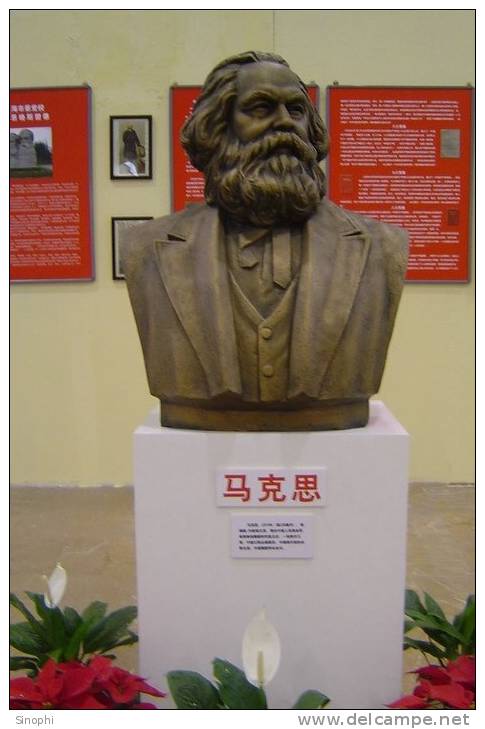 11A -106    @       Karl Marx  , ( Postal Stationery, -Articles Postaux -Postsache F ) - Karl Marx