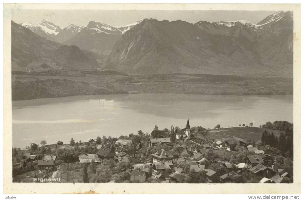 Sigriswil - Dorf Gegen Das Simmental           1931 - Sigriswil