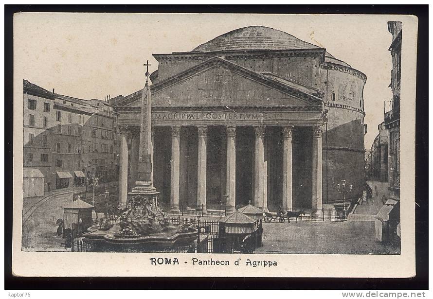 CPA Non écrite ROMA Panthéon D'Agrippa - Pantheon