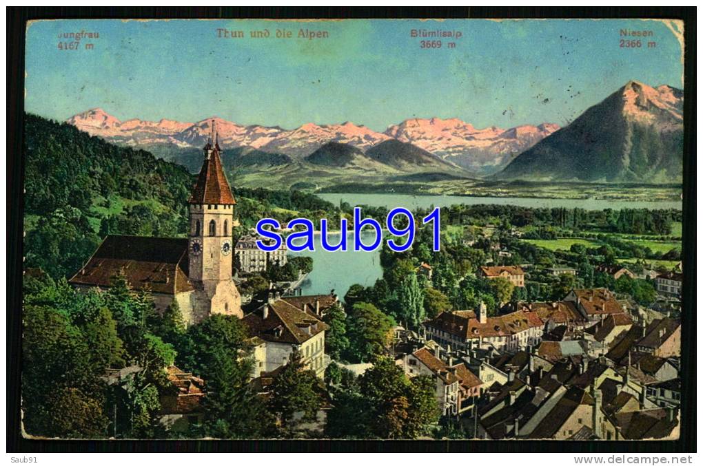 Thoune - Thun Und Die Alpen  -  Réf : 19199 - Thun