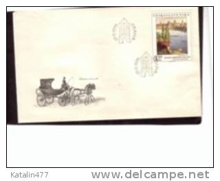 Czechoslovakia,. 1975.PAINTINGS,Modern Art, Set  On FDC - FDC