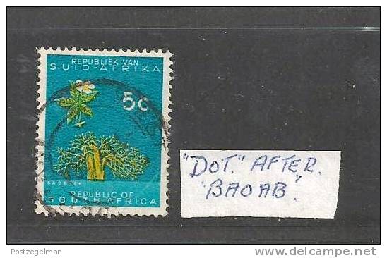 RSA 1961 Used Stamp(s) Baobab Tree (dot After Baobab) 203 - Used Stamps