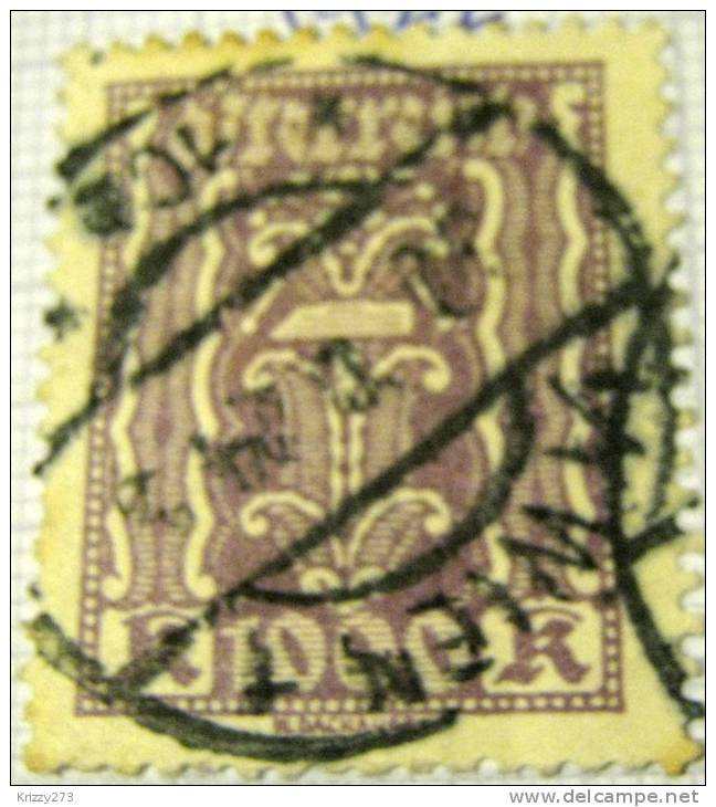 Austria 1922 Pincer And Hammer 1000k - Used - Used Stamps