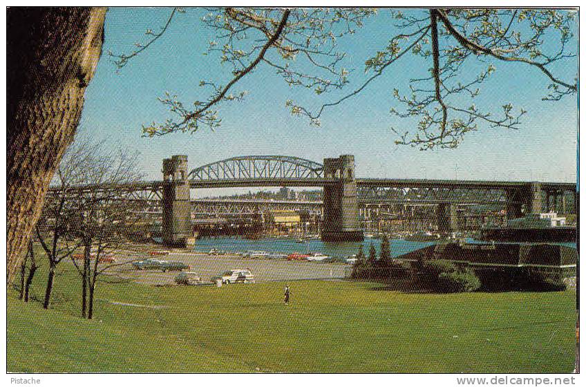 Vancouver British Columbia B.C. - Burrard Street - Bridge - Pont - VG Condition - 2 Scans - Vancouver