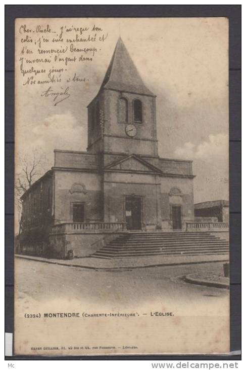 17 -  Montendre - L'eglise - Montendre