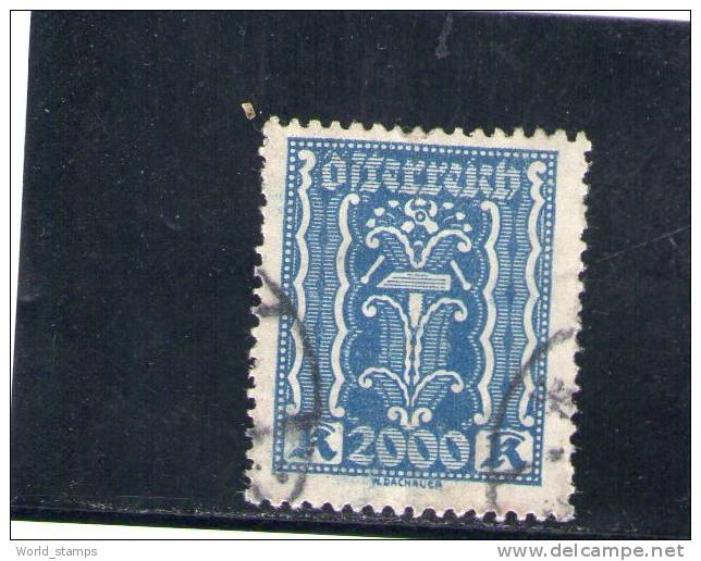 OESTERREICH 1923-4 O - Used Stamps