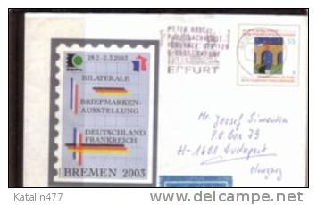 Deutschland, 2003. 40 Jahre Vertrag über Die Deutsch-französische Zusammenarbeit, Circulated Cover Stationery - Bildpostkarten - Ungebraucht