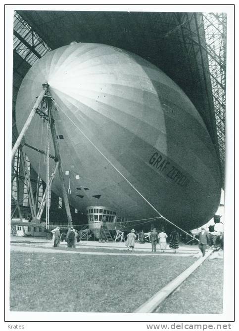 Postcard - Zeppelin  (V 4026) - Fesselballons