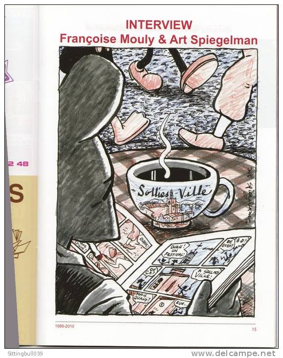 ART SPIEGELMAN. 22e Festival BD Solliès-Ville 2010. Programme Avec MAUS, Interview Françoise MOULY Et ART SPIEGELMAN. - Advertentie