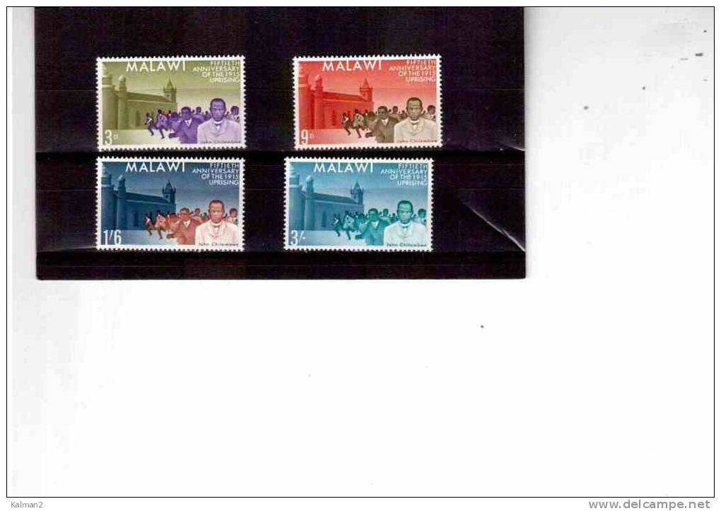 XX1601      -      MALAWI   -    COMPLETE MINT**   SET  CAT. Y &amp; T. Nr.  29/32 - Malawi (1964-...)