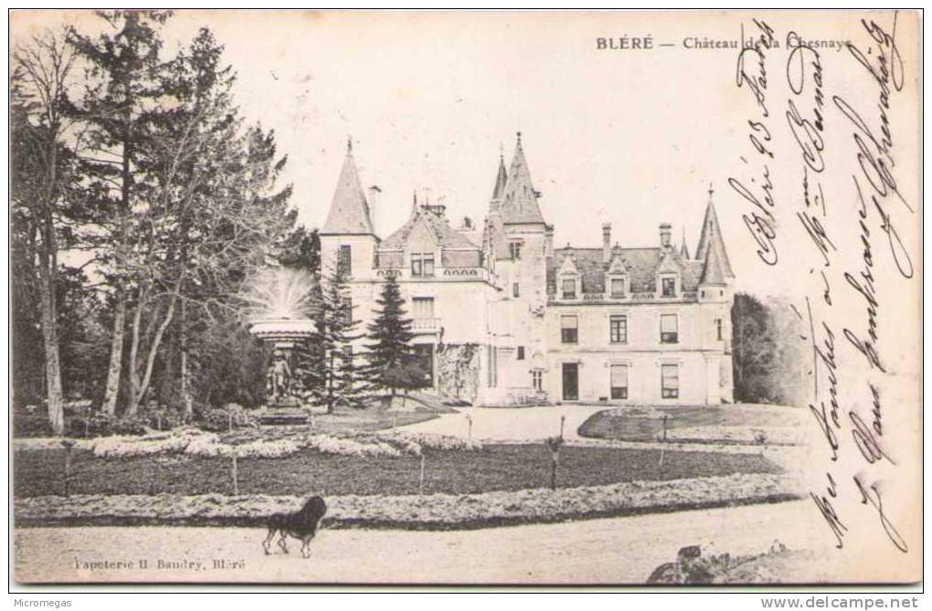 BLERE - Château De La Chesnaye - Bléré