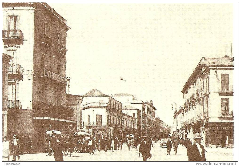 FOGGIA  -  Piazza Lanza  -  Hotel Roma     RIPRODUZIONE DA CARTOLINA D´EPOCA !!!!! - San Severo