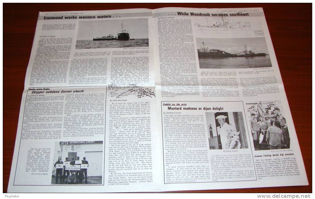 U.S. Coast Guard Alaska Bear Volume 2 Issue 4 July-september 1984 Sherman Brings Sailors Home From USSR - Verkehr