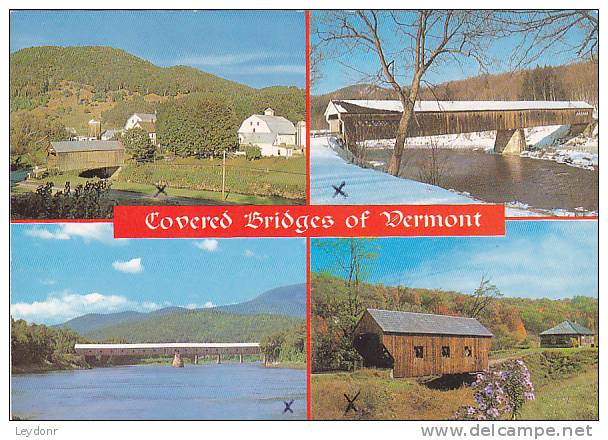 Covered Bridges Of Vermont, Vermont - Howe Bridge - West Dummerston Bridge - Windsor-Cornish Bridge - Baltimore Bridge - Sonstige & Ohne Zuordnung