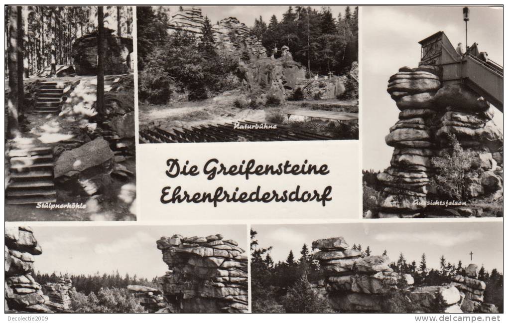 B35188 Greifensteine Ehrenfriedersdorf Multi Views Used Good Shape - Ehrenfriedersdorf