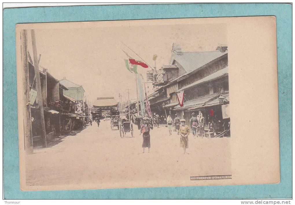 KOBE  -  THEATER STREET -  BELLE  CARTE PRECURSEUR  ANIMEE - - Kobe